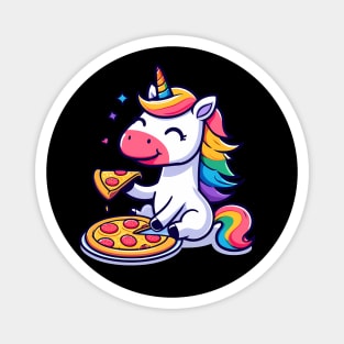 Pizza Unicorn Lover, Love Eating Pizza Magnet